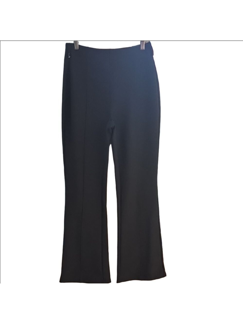Classic Black Flare Boot Cut Pants with Structured Fabric Nwot XL - Picture 2 of 7